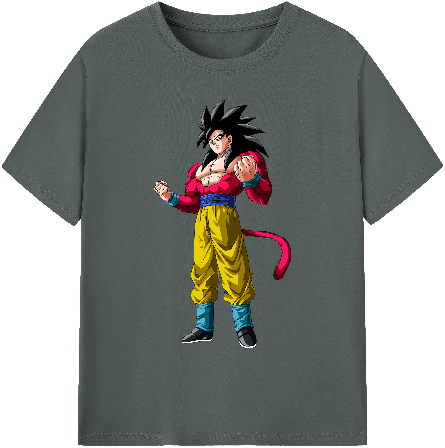 （画像用） ドラゴンボール 孫悟空（そん ごくう）Son Goku カカロット DRAGON BALL Kakarotto 綿100％ メンズ半袖Tシャツ｜肌触りやわらか＆通気性